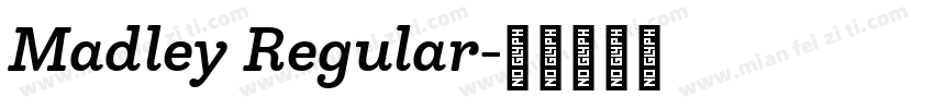 Madley Regular字体转换